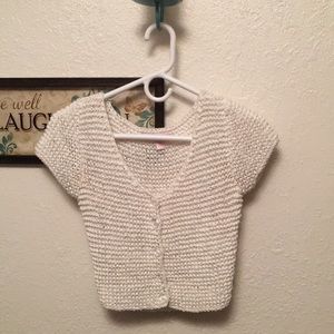 Betsey Johnson Knotted Crop Sweater